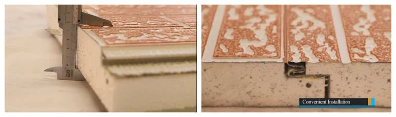 the structure of siding sandwich panel